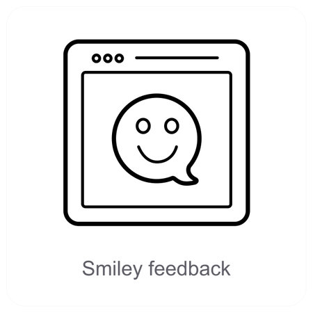This is beautiful handcrafted pixel perfect black line survey iconのイラスト素材