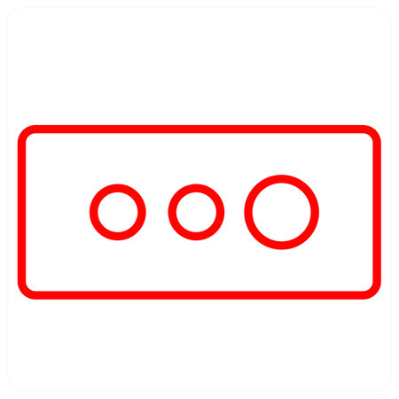 This is beautiful handcrafted pixel perfect Red and Black line Arrows iconのイラスト素材