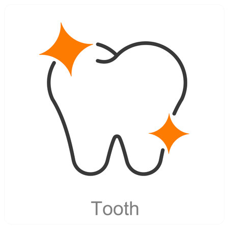 Tooth and Health care icon conceptのイラスト素材