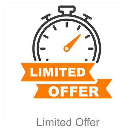 Limited Offer and offer icon concept