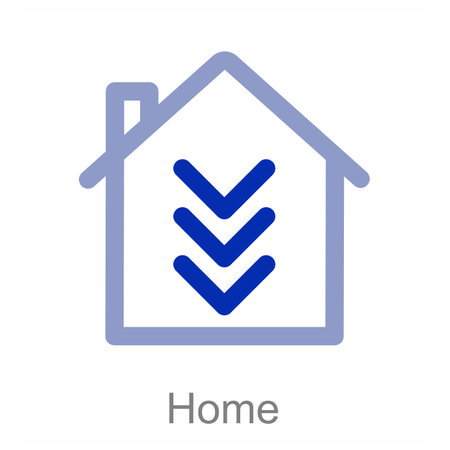 Home and house icon conceptのイラスト素材