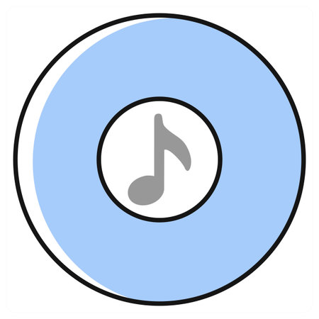 CD icon concept in grey colorのイラスト素材