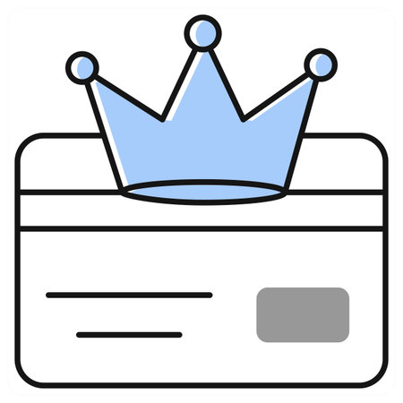 Loyalty Card icon concept in grey colorのイラスト素材