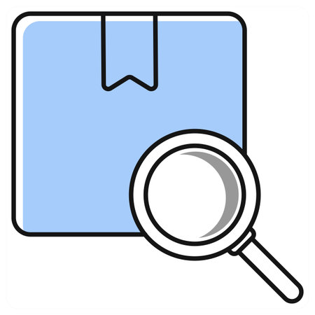 Search Product icon concept in grey colorのイラスト素材