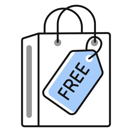 Free Label icon concept in grey colorのイラスト素材