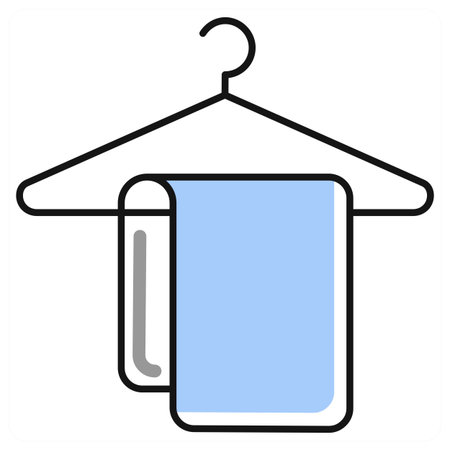 Hanger icon concept in grey colorのイラスト素材