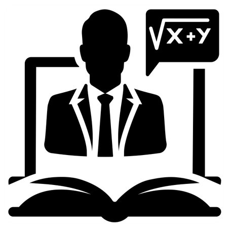 Formula icon cocept in blue filled colorのイラスト素材