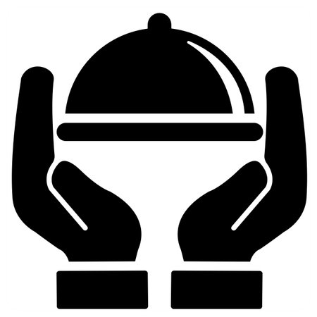 Cooking icon cocept in blue filled colorのイラスト素材