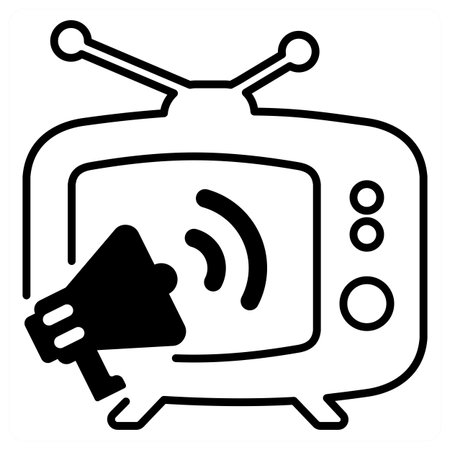 BroadCastingのイラスト素材