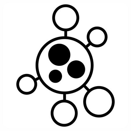 Connectivity icon concept in orange colorのイラスト素材