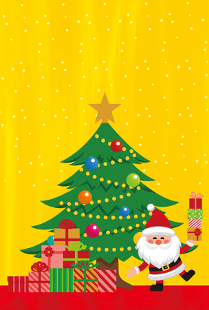 Christmas elements of golden background. Vector illustration.のイラスト素材