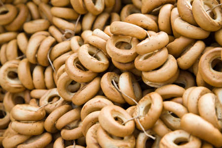 Bagel on the Easter fairの写真素材