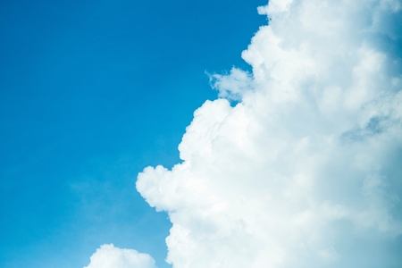Blue sky and White cloud,thailand.