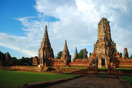 thai ancient templeの写真素材