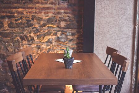 wine bar restaurant in Greeceの写真素材