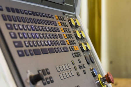 CNC machine control panel の写真素材
