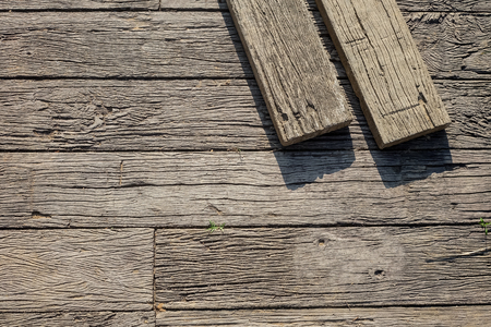 Wood Floor Pattern with Timbersの写真素材
