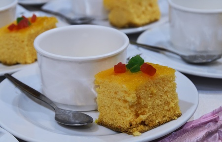 cake and coffee