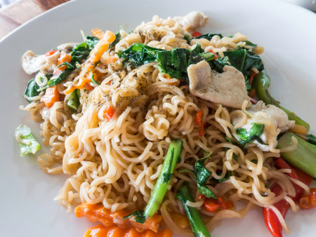 fried noodleの写真素材
