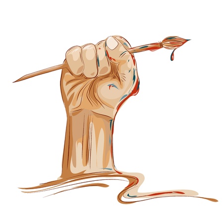 Vector illustration   Layered by objects colors and lines のイラスト素材