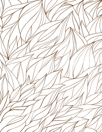 Abstract Fluid Ornament Vegetative Backgroundのイラスト素材