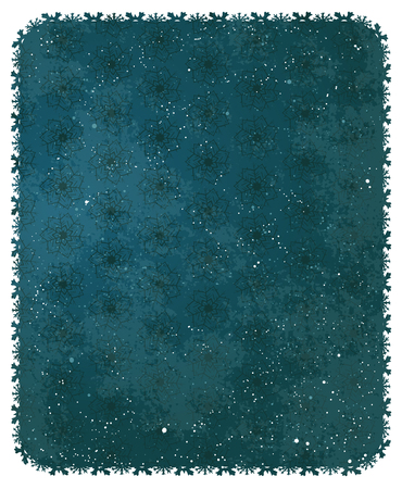 Snowfall Abstract Winter Frosty Background  Vector illustration のイラスト素材