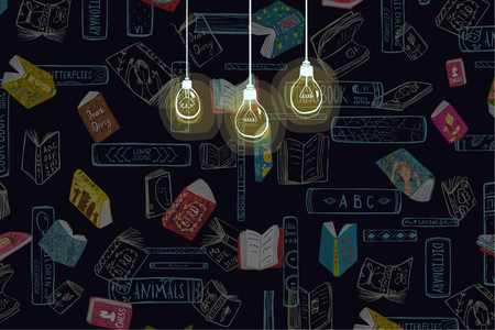 Greeting card or leaflet books template. Vector design.の写真素材