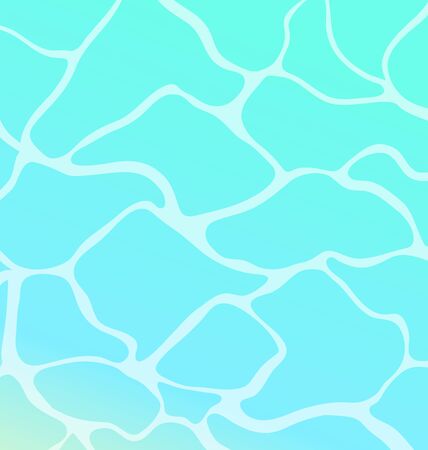 Sea or ocean seaside beach water background picture. Vector backdrop design for recreational summertime project.のイラスト素材