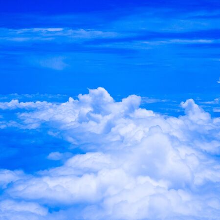 Sky photos from the plane の写真素材