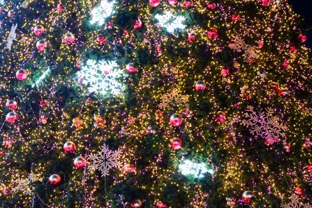 chirstmas tree zoom inの写真素材