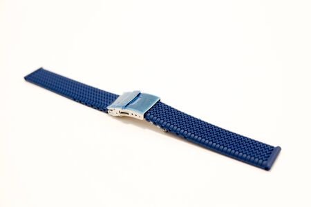 silicone watch strap object isolate on the white backgroundの写真素材
