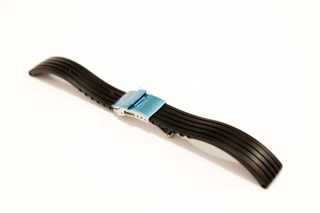 silicone watch strap object isolate on the white backgroundの写真素材