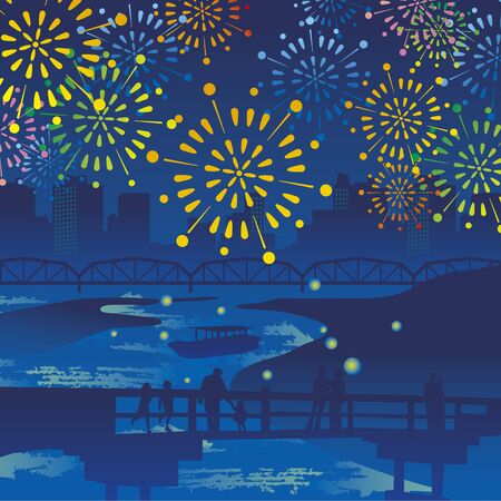 Summer Festivalのイラスト素材