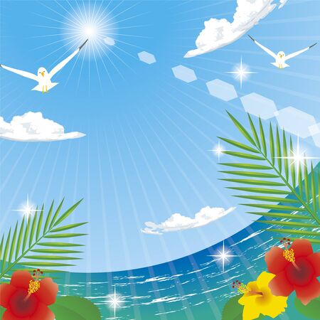 SUMMERのイラスト素材