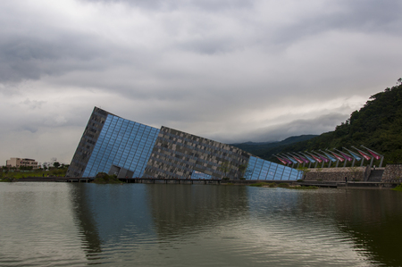 Lanyang Museum at the local area in Toucheng Township, Yilan County, Taiwanのeditorial素材