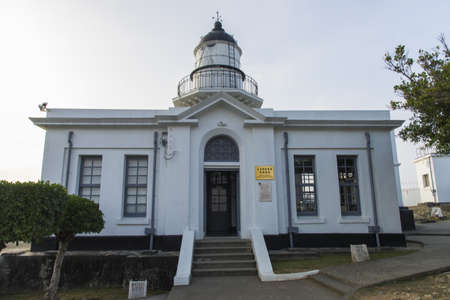 Cijin Lighthouse ,Kaohsiung, Taiwan -January 20 ,2018: Many tourists visit Cijin Lighthouseのeditorial素材