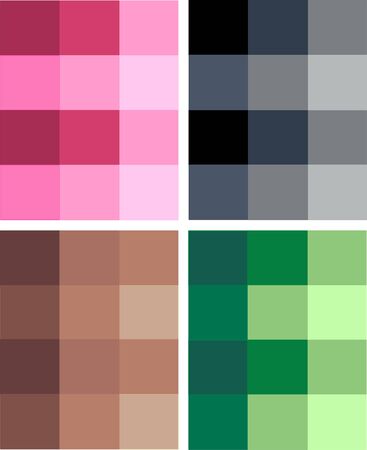 checkered patternのイラスト素材
