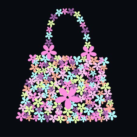 flower bagのイラスト素材