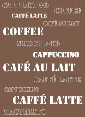 coffee patternのイラスト素材