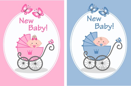 newborn babyのイラスト素材