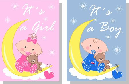 newborn babyのイラスト素材