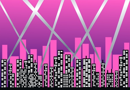 city skylineのイラスト素材