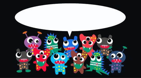 monsters with a message