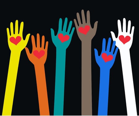 helping handsのイラスト素材