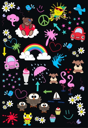 design elementsのイラスト素材