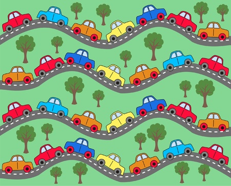 car backgroundのイラスト素材