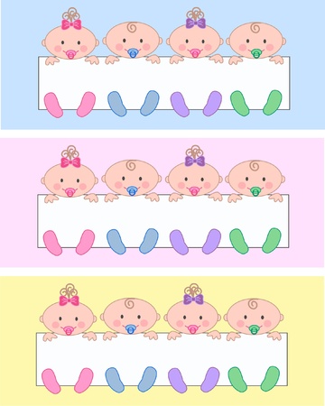babiesのイラスト素材
