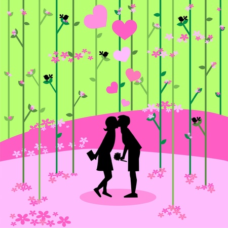 in loveのイラスト素材