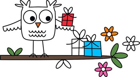 happy birthday celebration or invitationのイラスト素材