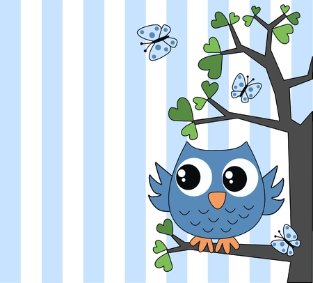 happy birthday or baby showerのイラスト素材